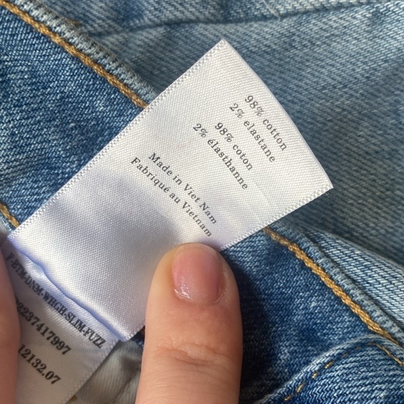 Everlane The Way-High Slim Jean, size 31, Vintage Light - Picture 5 of 12